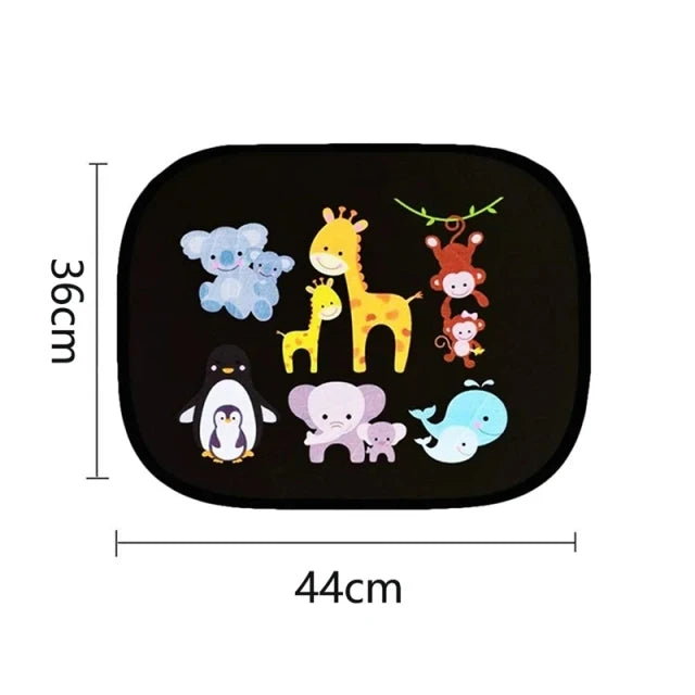 Car SunShade Side Window Cartoon Window For Children Adults Adsorption SunShade