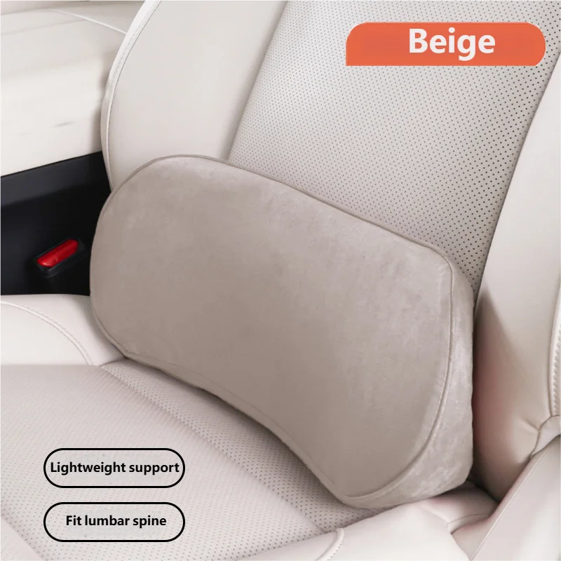 Car Memory Foam Lumbar Support Cushion Waist Pillow Backrest Seat Driver