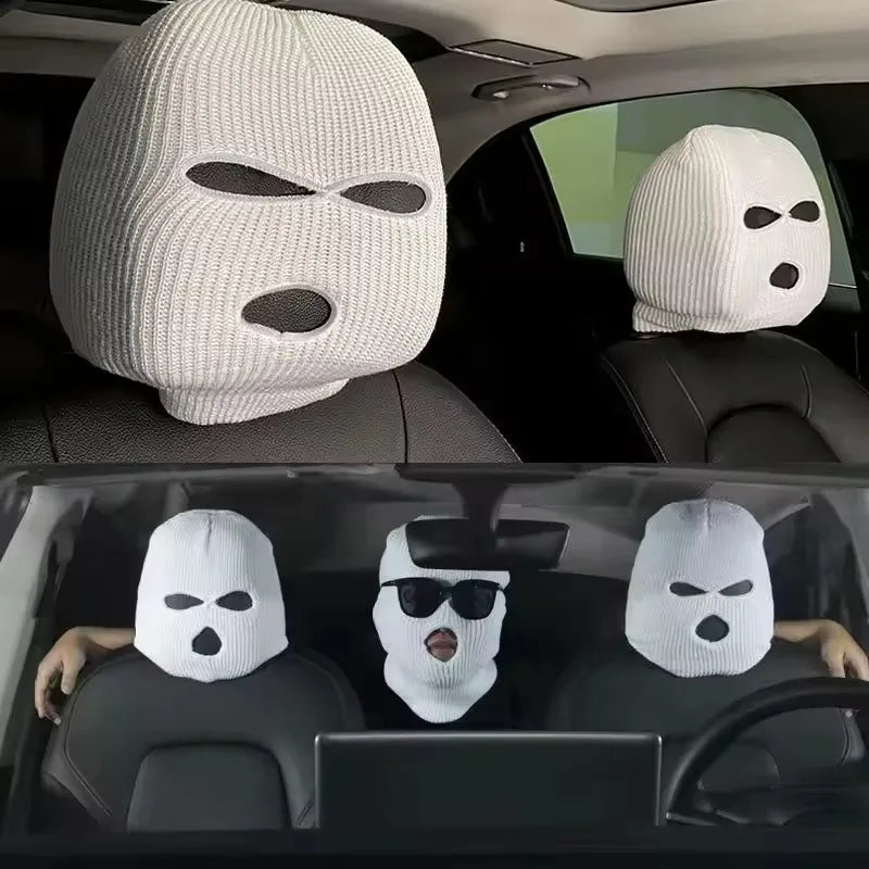 1/2pcs General Motors Headrest Seat Cover Interior Protector Auto Vehicle