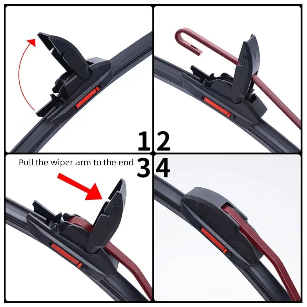 Car Windshield Wiper Blades Multi functional double-layer Soft Rubber Automotive Premium Automotive Accessory