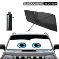 Cartoon Eyes parasol Car Sunshade Umbrella Solar Protection Front Window Shade