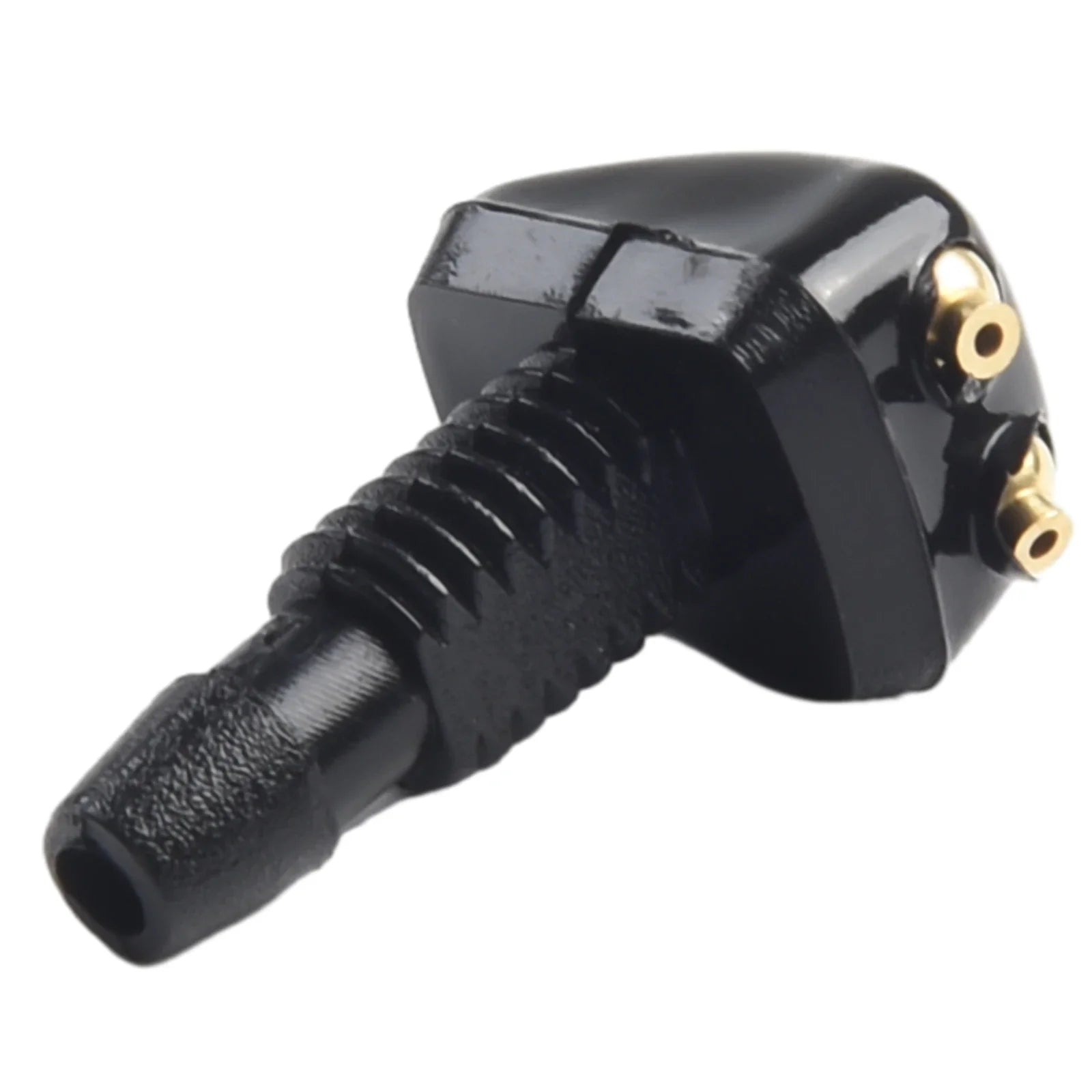 Sale 2Pcs Car Windshield Wiper Washer Spray Nozzle Fits Most Models Dual Holes Premium Automotive Accessory