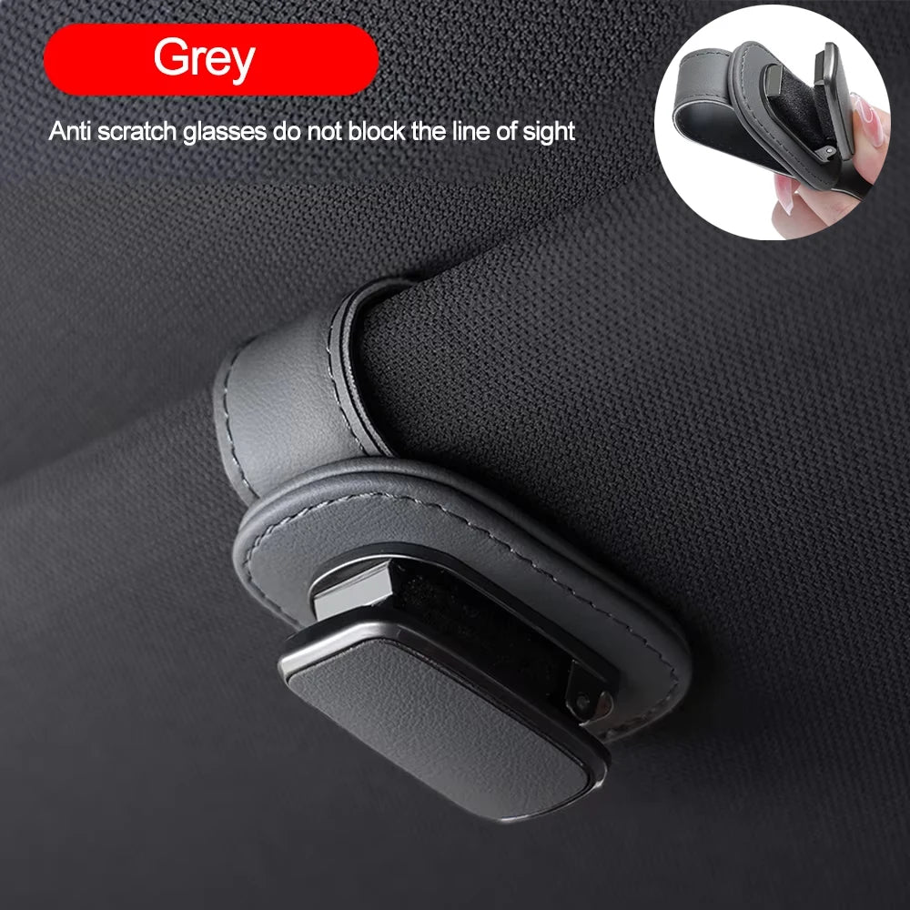 Universal Car Sunglasses Clip Card Ticket Holder Stand Fastener Pen Case Bracket