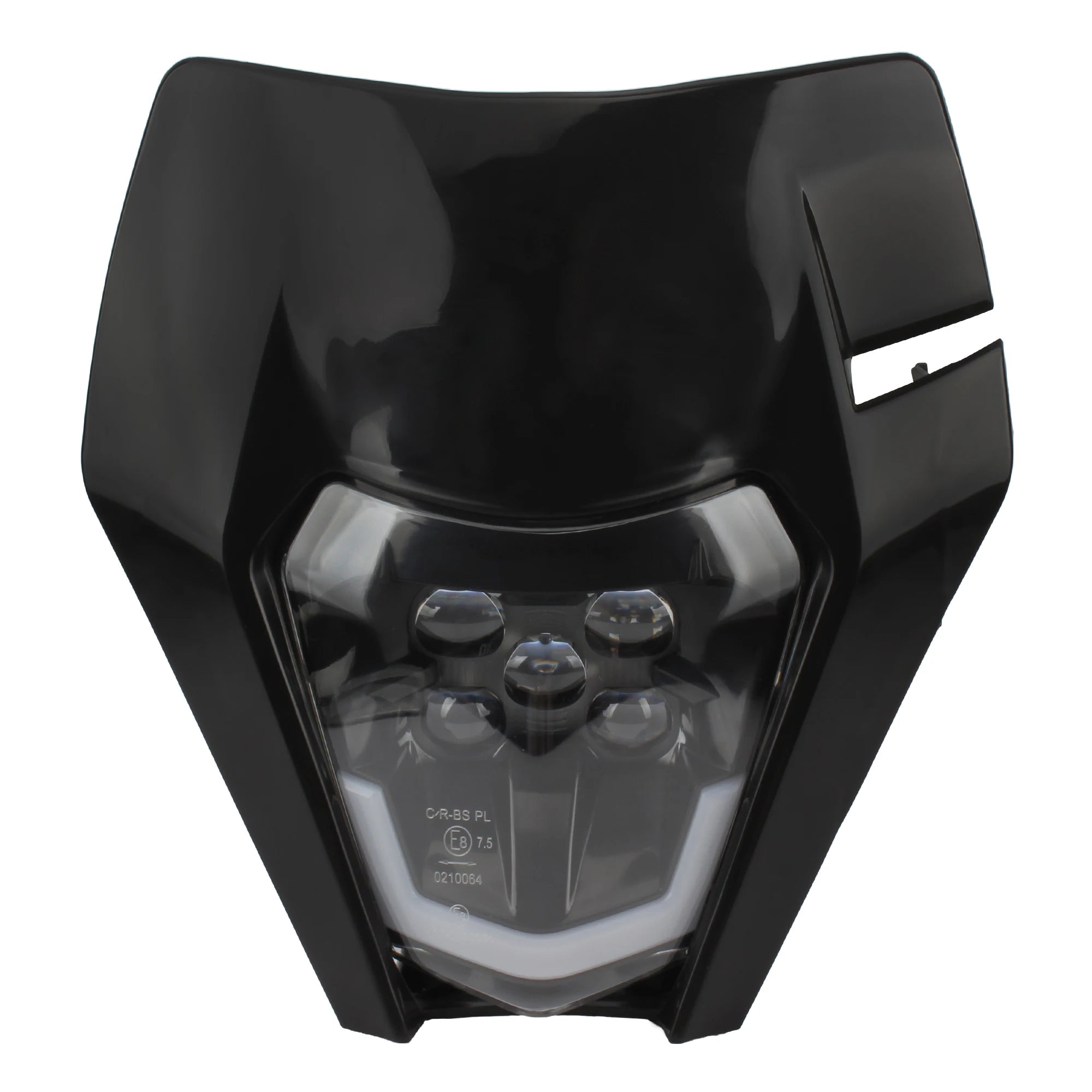 Motorcycle Headlight LED Enduro for KTM EXC XC SX MX XC 125 250 300 450 Universal Supermoto Dirt Bike Motocross Headlights Plate