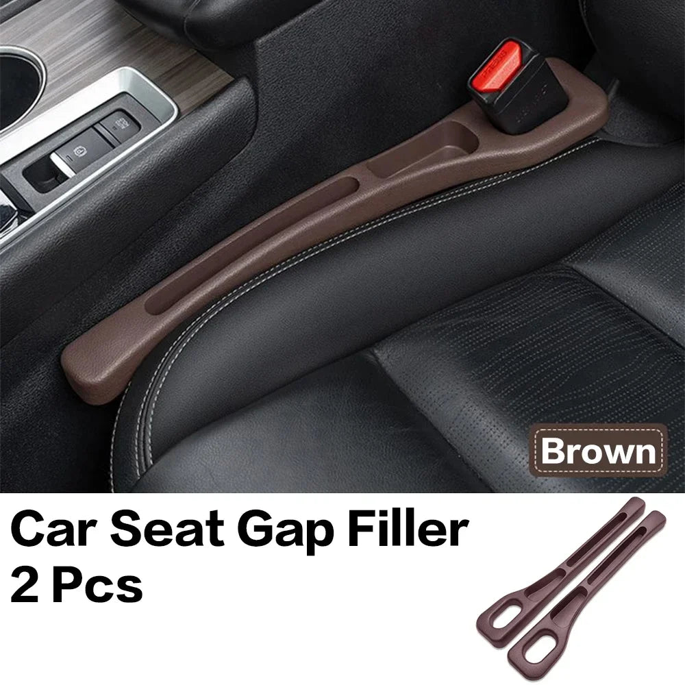 2PCS Car Seat Gap Filler Between Seats Console Organizer Crevice Storage