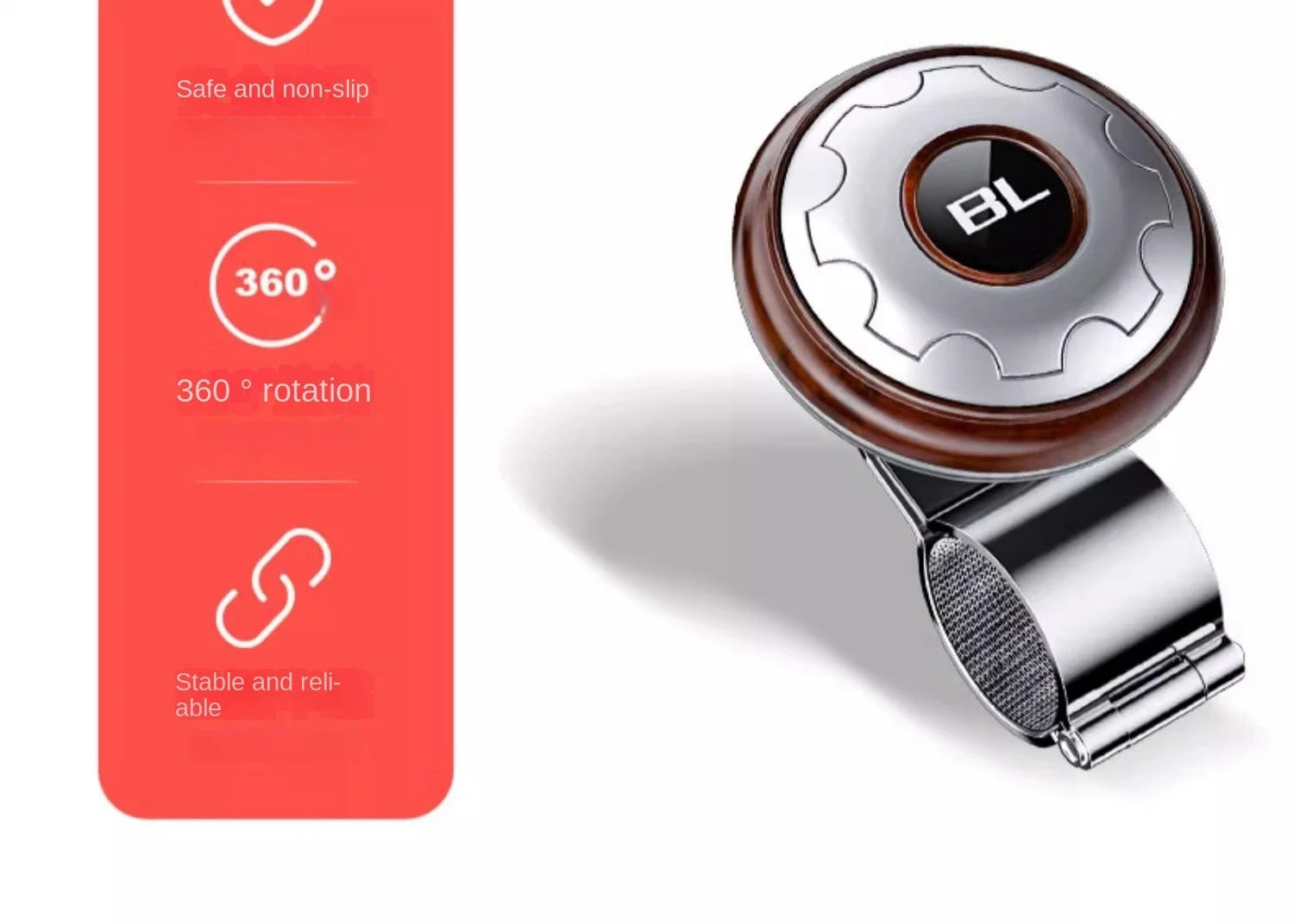 Car Steering Wheel Booster Ball Turning Spinner Knob Bearing Power Handle
