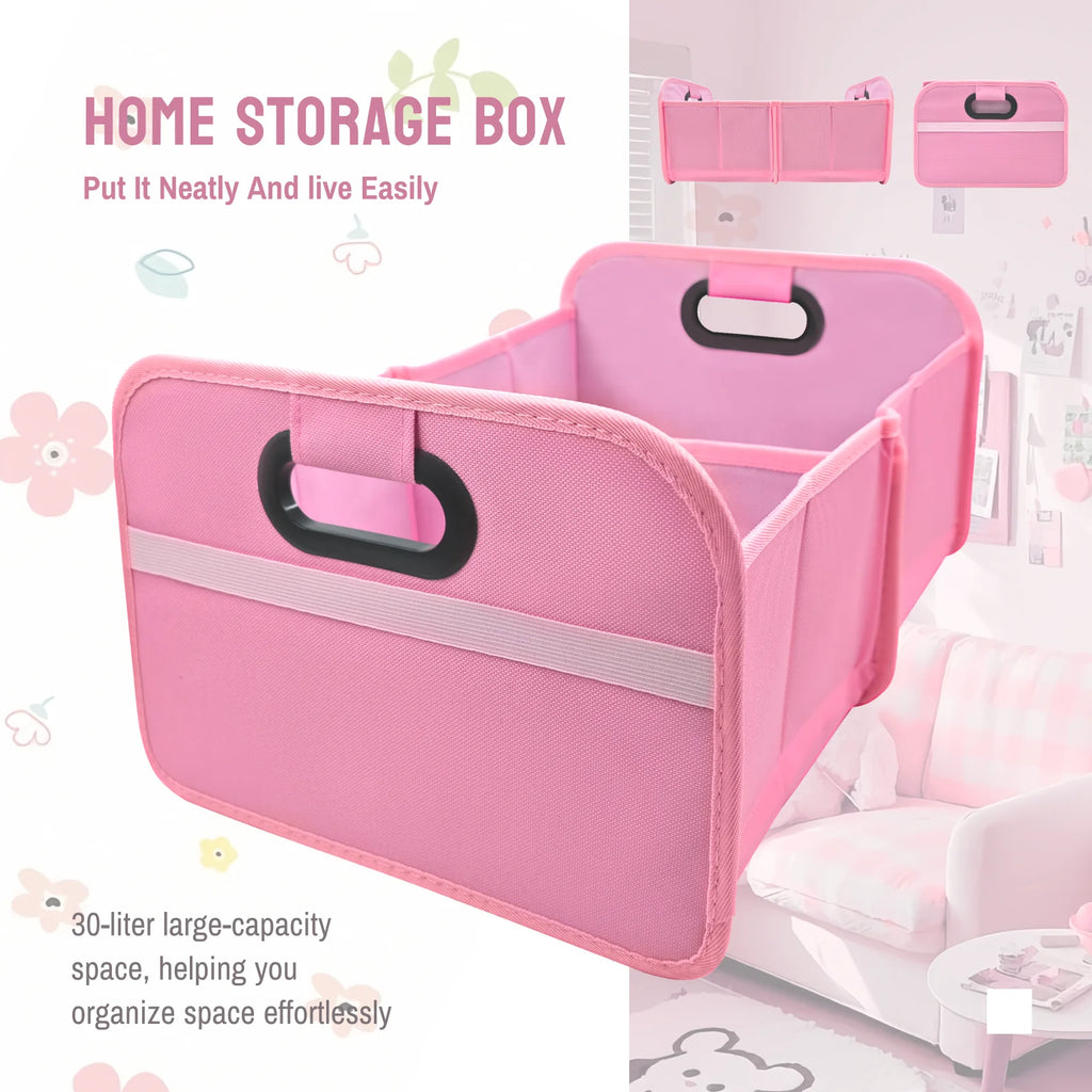 Trunk Organizer for suv Foldable portable car storage box camping outdoor Truck