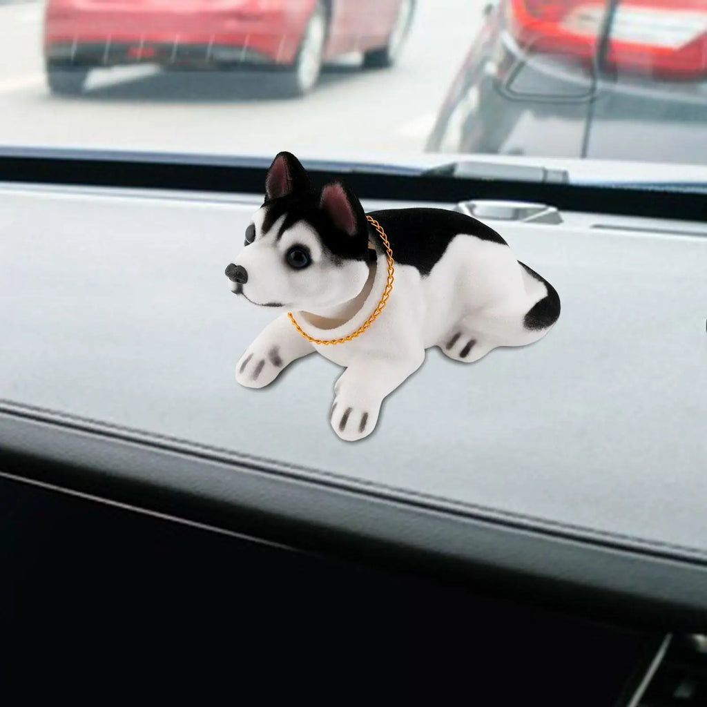 Shaking Head Dog Car Ornaments Dashboard Toys Cute Gift for Premium Automotive Accessory