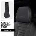 BLALION Premium Car Headrest Cover Universal Leatherette Neck Support Protector