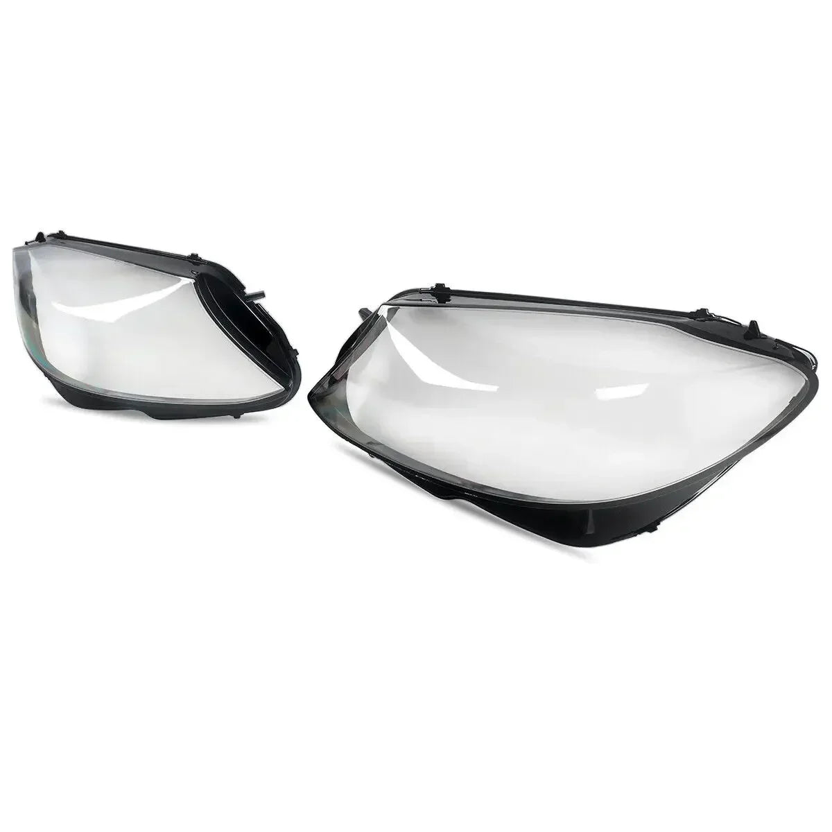 MAGICKIT Left & Right Side Headlight Cover Lens Cover For Mercedes-Benz C-Class W205 2019-2020 Car Accessories Polycarbonate