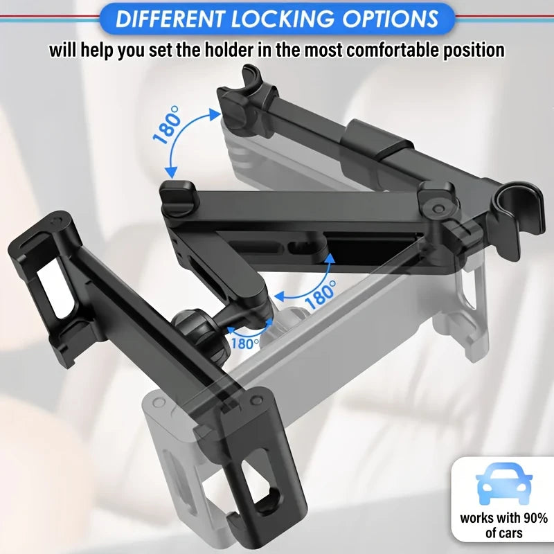 Universal Car Tablet Holder Back Seat Headrest Mount For iPad Air Mini Pro 4-13