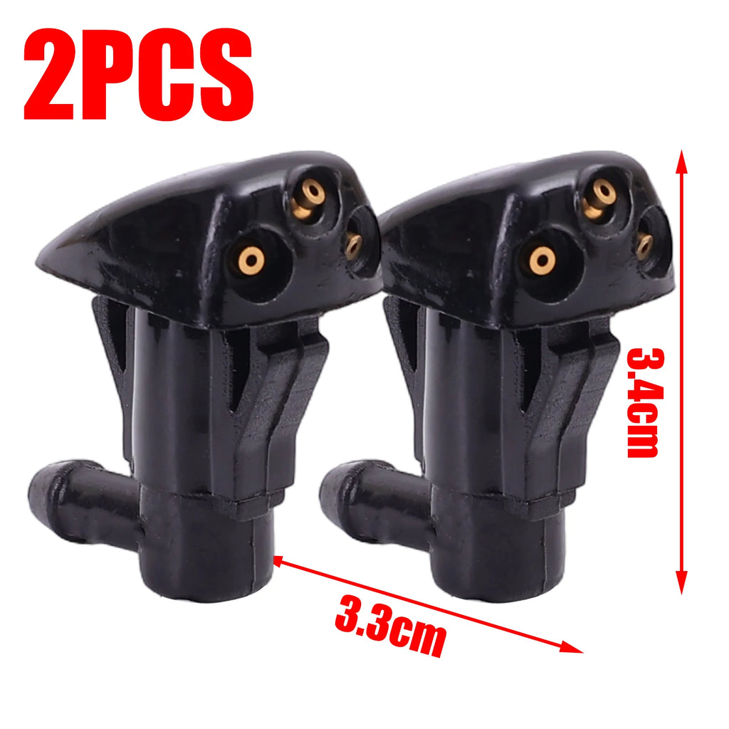 New Car Windshield Wiper Washer Spray Nozzle for Most Models Auto 3 Holes Premium Automotive Accessory