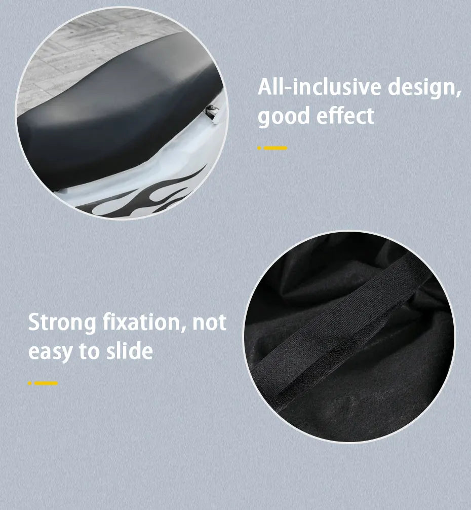 SEAMETAL Motorcycle Seat Covers Autocycle Cushion Waterproof Pu Leather Interior