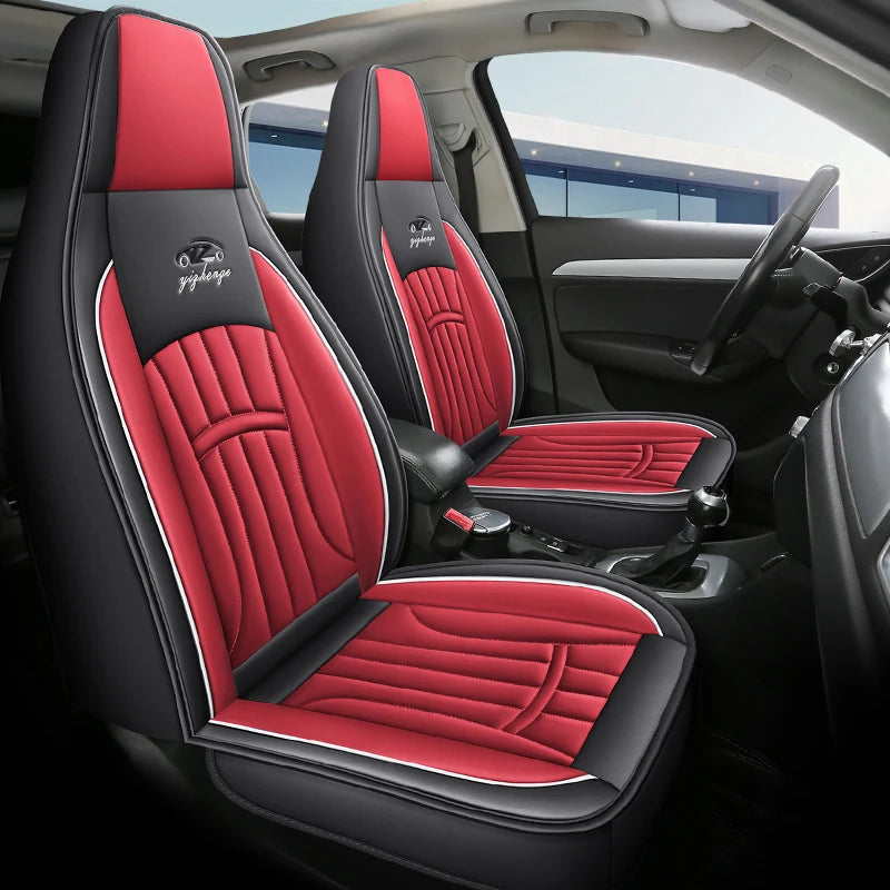 2pc Car Seat Covers for Integrated Headrests Effective Protection Comfortable