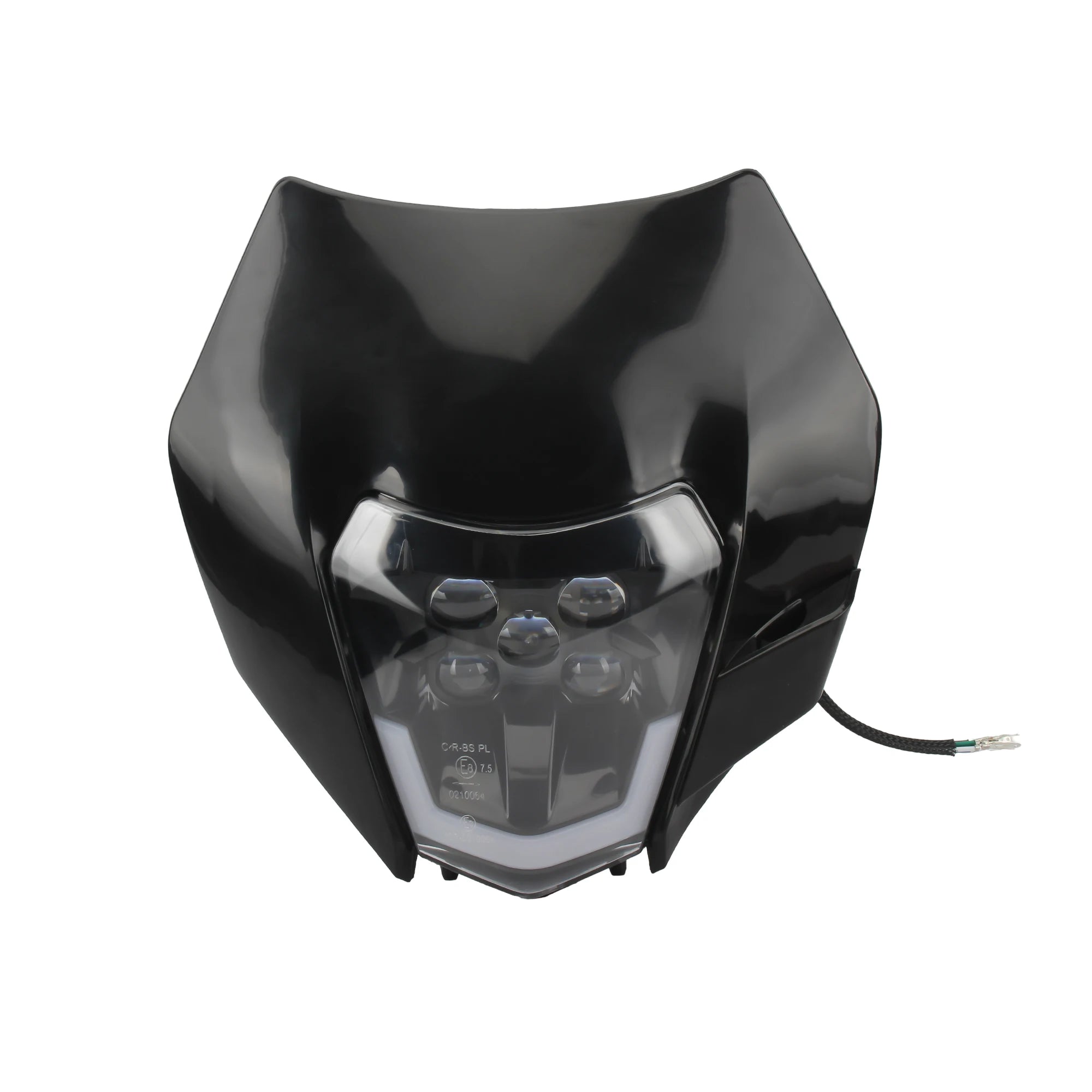 Motorcycle LED Headlight Plate for KTM EXC XC SX MX XC 125 250 300 450 Supermoto Enduro Universal Dirt Bike Headlights
