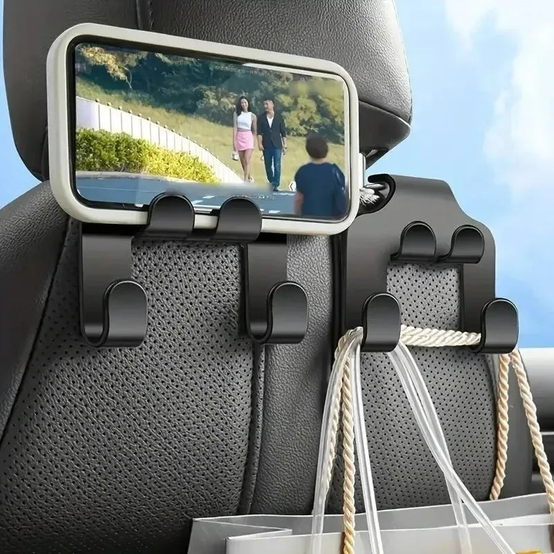 Portable Car Back Seat Holder Hanging Storage Phone Stand Universal Lazy Rear