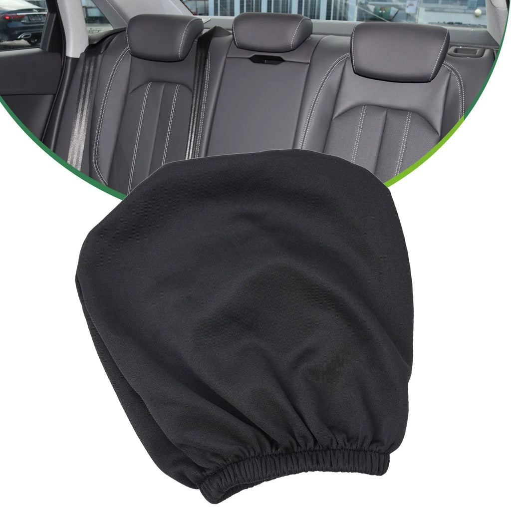 High Quality Headrest Cover 20cm X 22cm Dirt Resistant Full Coverage Grey