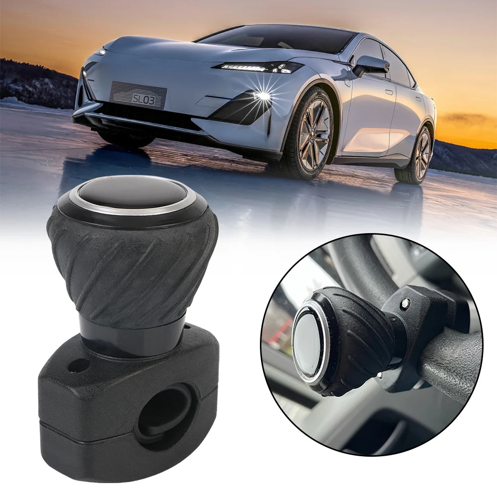 Car Steering Wheel Booster Spinner Knob Labor Saving Truck Tractor Forklift 360