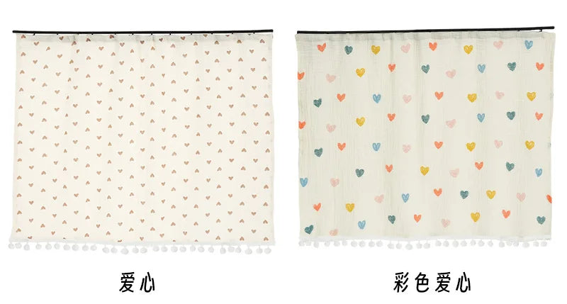 Cartoon Car Curtains Car Sunshade Side Curtains Embedded Rail Car with Sun