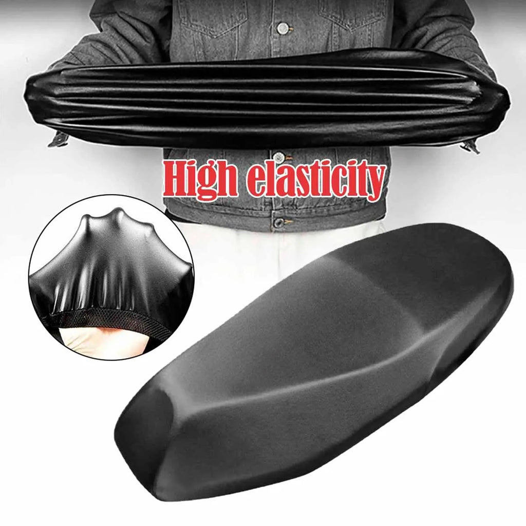 Motorcycle Seat Cover Universal Motorbike Protector Cushion Elastic PU Interior