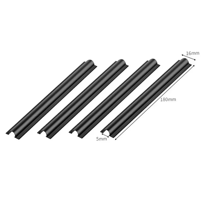 4Pc Sleek Car Cable Organizer Kit Universal Sleeves for a Neat Damage-Free SUV