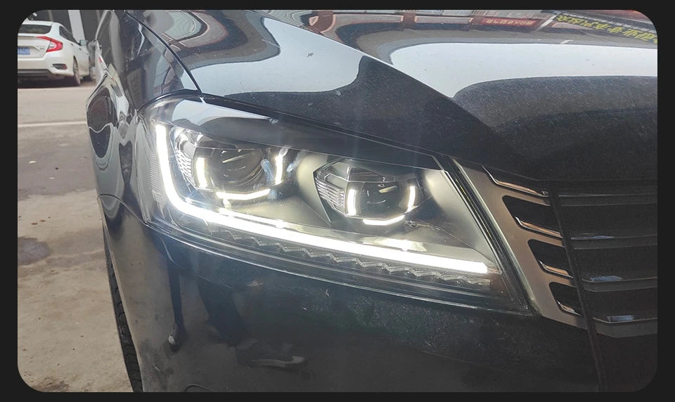 AKD Car Lights for VW Passat B7 LED Headlight Projector Lens 2012-2015 Magotan Dynamic Signal DRL Head Lamp Auto Accessories