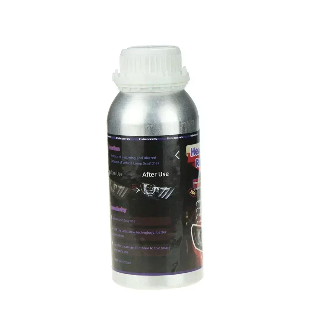 800ml Headlights Liquid Polymer Headlight Chemical Polish Repair Fluid Refurbishment Scratch Repair Polishing Headlights Kit