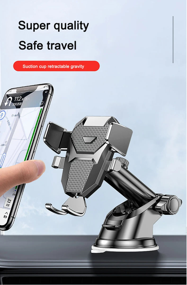 2026 NEW Universal Sucker Car Phone Holder 360 Windshield Dashboard Mobile