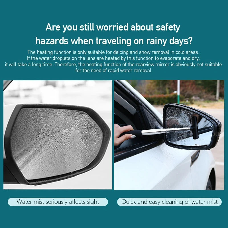 Non-Scratch Soft Silicone Handy Squeegee Car Wrap Tools Water Window Wiper Premium Automotive Accessory