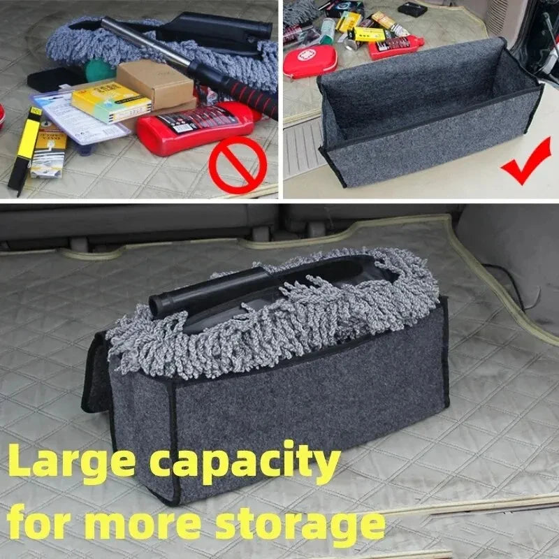 1Pack Car Trunk Organizer Foldable ergonomic handle for SUVs/sedans/trucks SUV