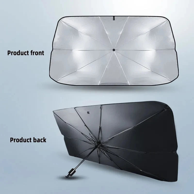 Car Sunshade Umbrella Windshield Folding Front Parasol Umbrella Type Sun Shade