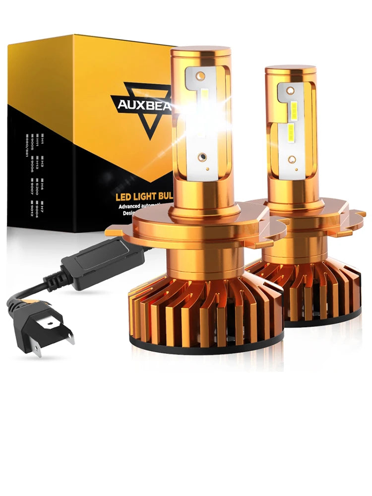 H4 H7 Car LED Headlight Bulbs Gold Series F-F2 H11 9005 9006 880 881 Car Fog Light LED Bulbs Driving Running Lamps
