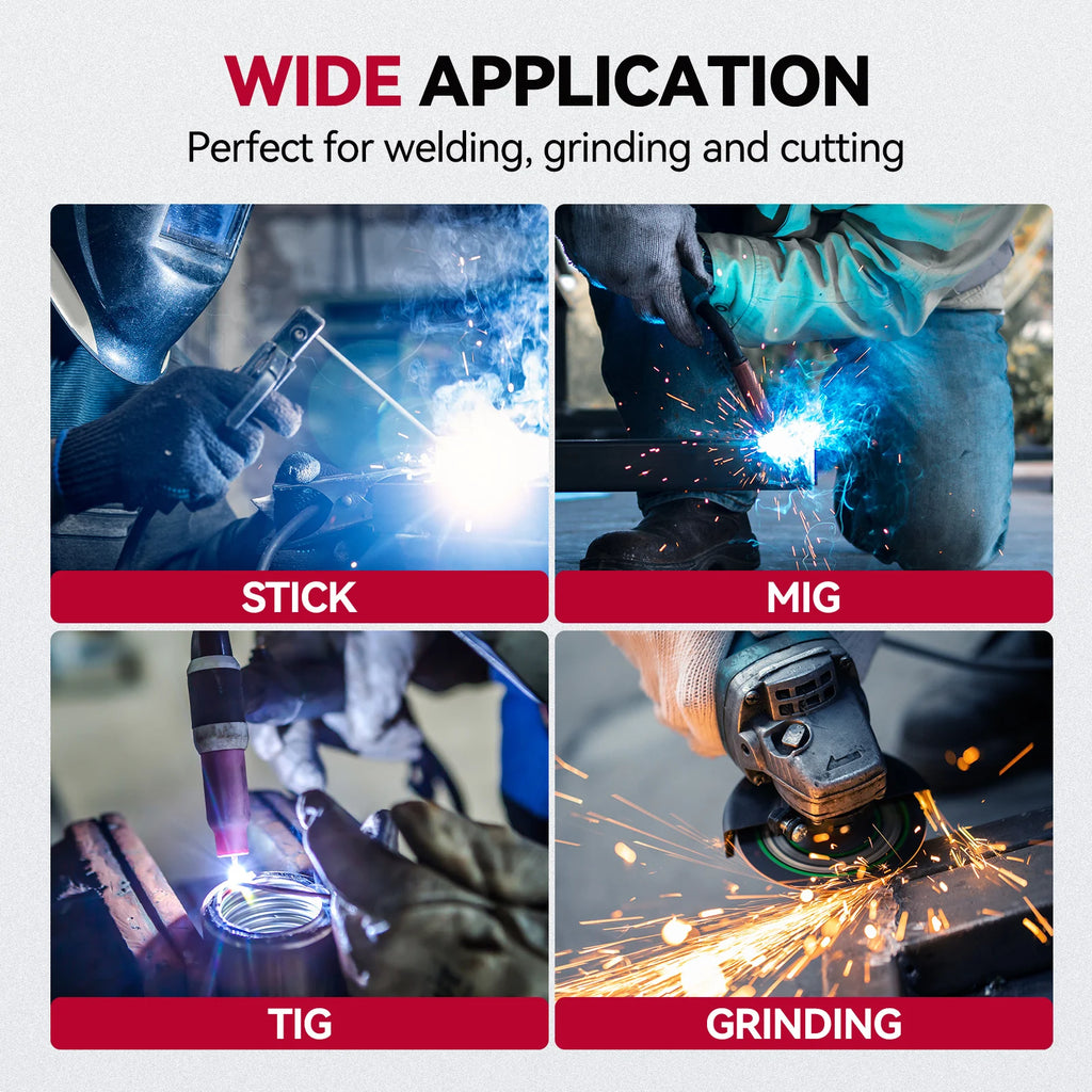 ARCCAPTAIN Welding Helmet Auto Darkening 4 Arc Sensor With 180° Panoramic Side View True Color Welding Mask ARC MIG MAG TIG CUT