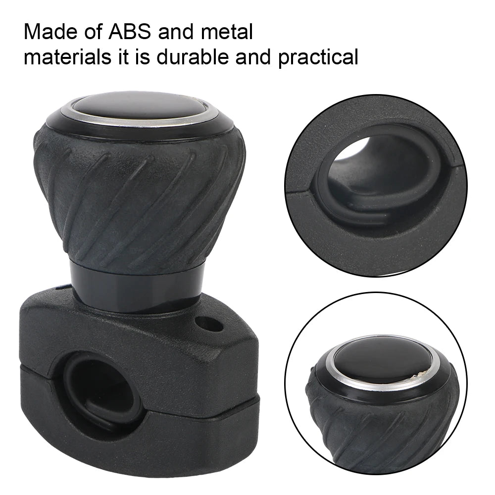 Labor Saving Car Steering Wheel Booster Spinner Knob Truck Tractor Forklift 360