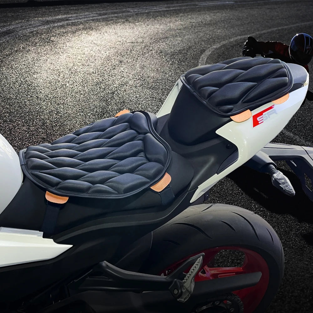 Motorcycle Seat Cover 3D Comfort Air EVA Cushion Waterproof UV Heat Interior