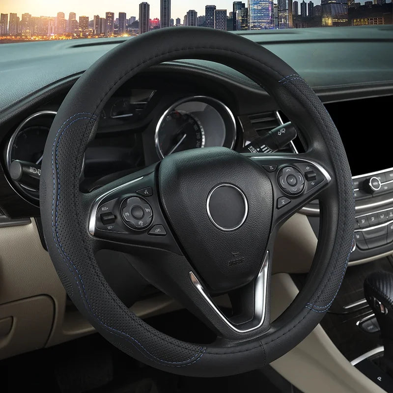 Truck steering wheel protective cover 40-50cm 16-20 "PU leather wear-resistant