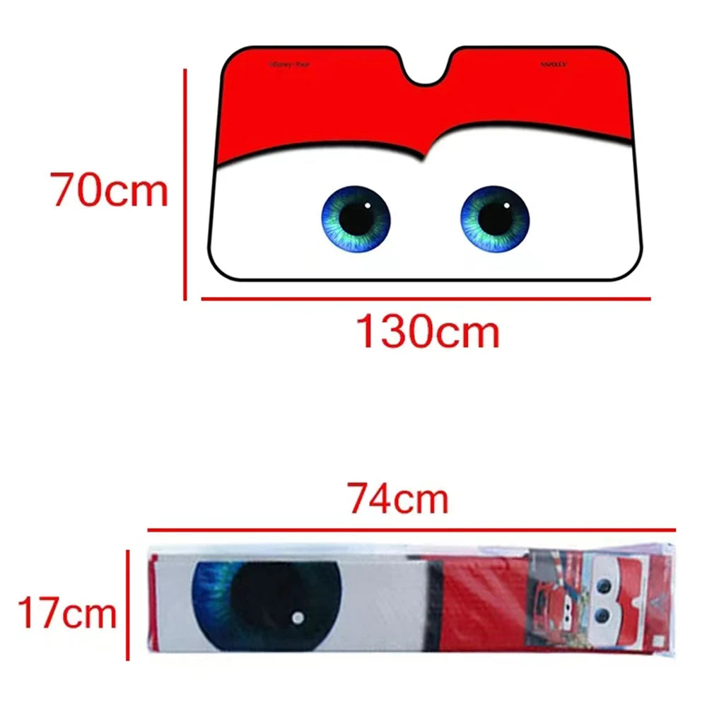 Car Solar Protection 4 Colors Eyes Heated Windshield Sunshade Car Window