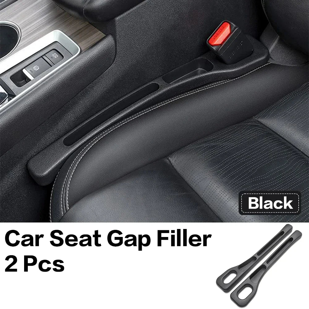 2PCS Car Seat Gap Filler Between Seats Console Organizer Crevice Storage