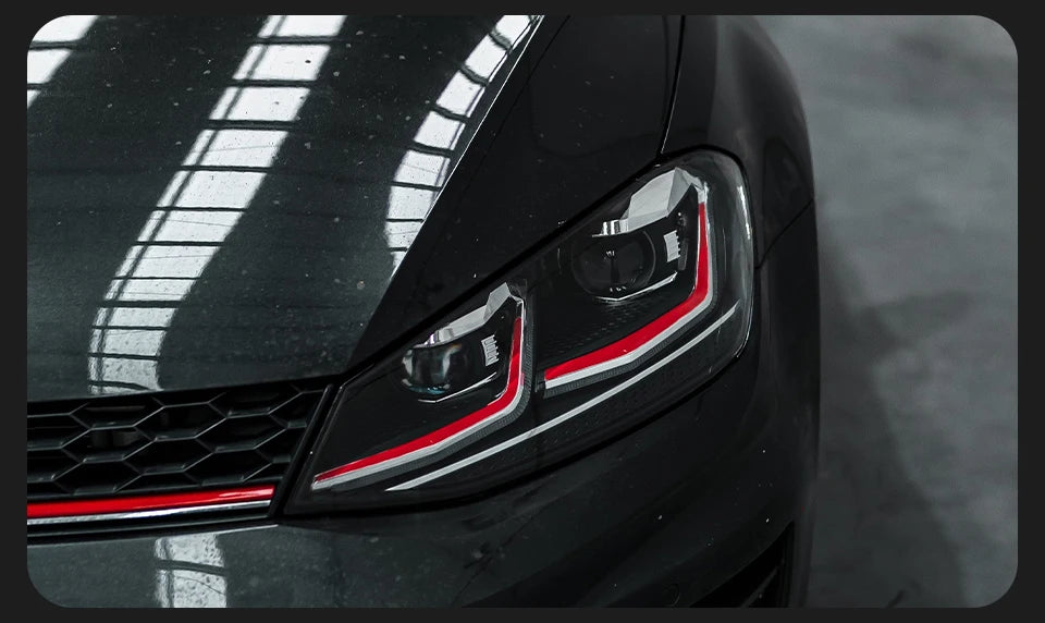 AKD Car Styling for VW Golf 7 MK7 LED Headlight 2013-2016 Golf7 DRL Dynamic Signal Head Lamp Projector Automotive Accessories