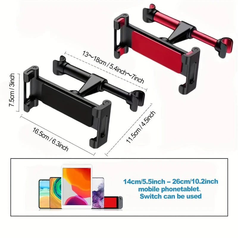 Universal Car Tablet Holder Back Seat Headrest Mount For iPad Air Mini Pro 4-13