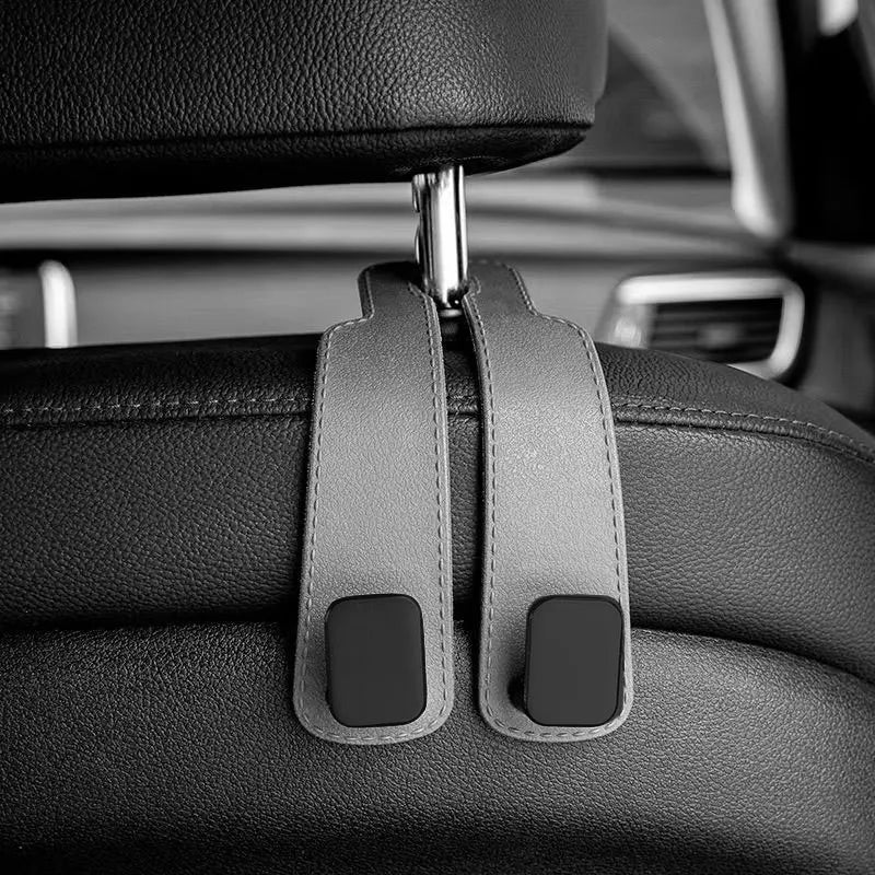 Car Headrest Hooks Hanger for Bags Seat Back Organizer Holder Clips Auto