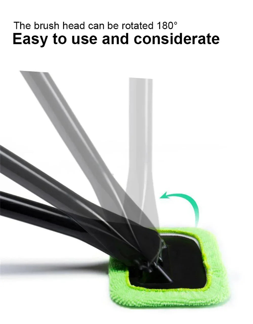 New Car Window Cleaner Brush Kit Windshield Cleaning Wash Tool Inside Interior Premium Automotive Accessory