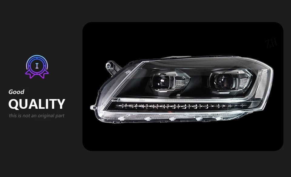 AKD Car Lights for VW Passat B7 LED Headlight Projector Lens 2012-2015 Magotan Dynamic Signal DRL Head Lamp Auto Accessories