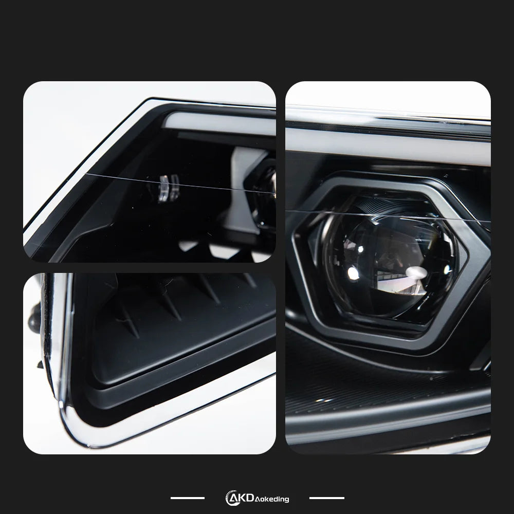 AKD Head Lamp for VW Touareg LED Headlight 2007-2010 Headlights Touareg DRL Turn Signal High Beam Angel Eye Projector Lens
