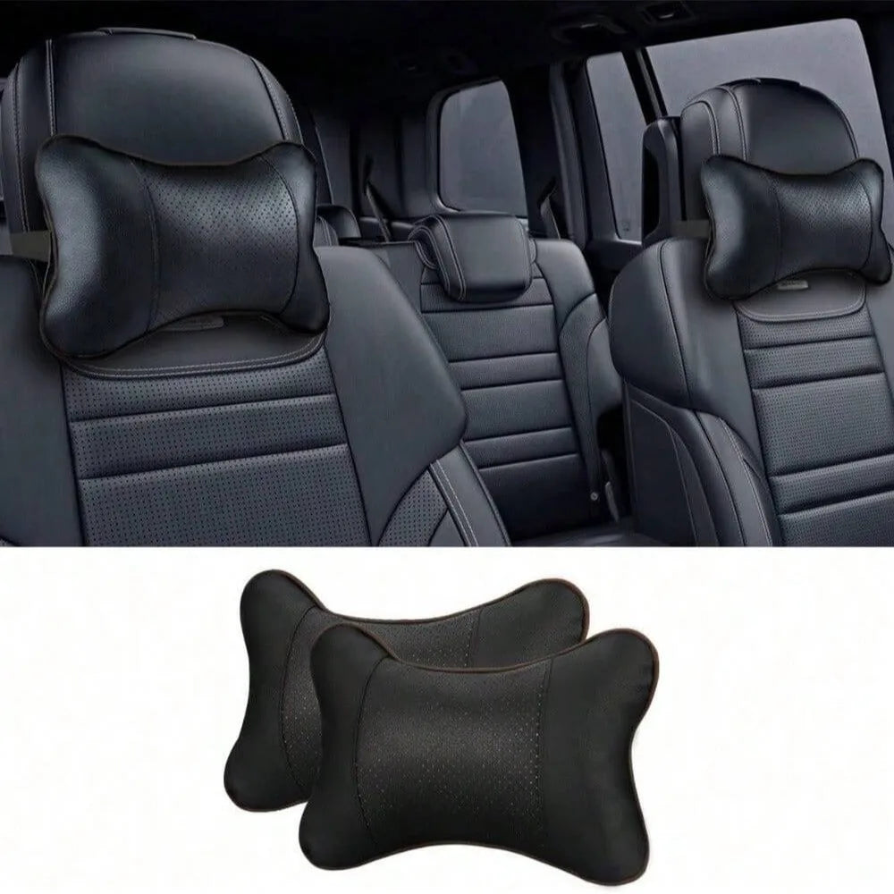 Car Seat Headrest with Breathable Mesh Auto Safety Head and Neck Rest Relax