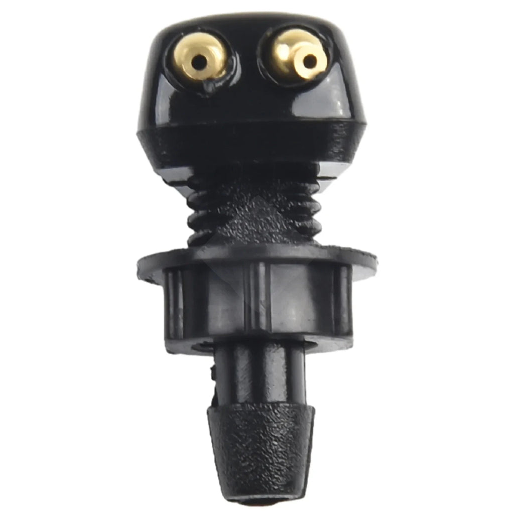 Sale 2Pcs Car Windshield Wiper Washer Spray Nozzle Fits Most Models Dual Holes Premium Automotive Accessory