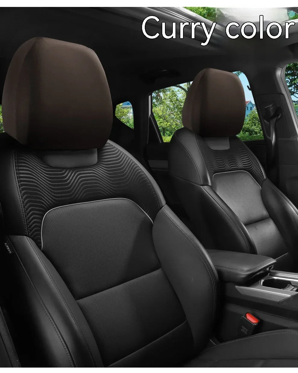 1PC Car Seat Headrest Cover Anti-Dirty Elastic Protective Interior Protector