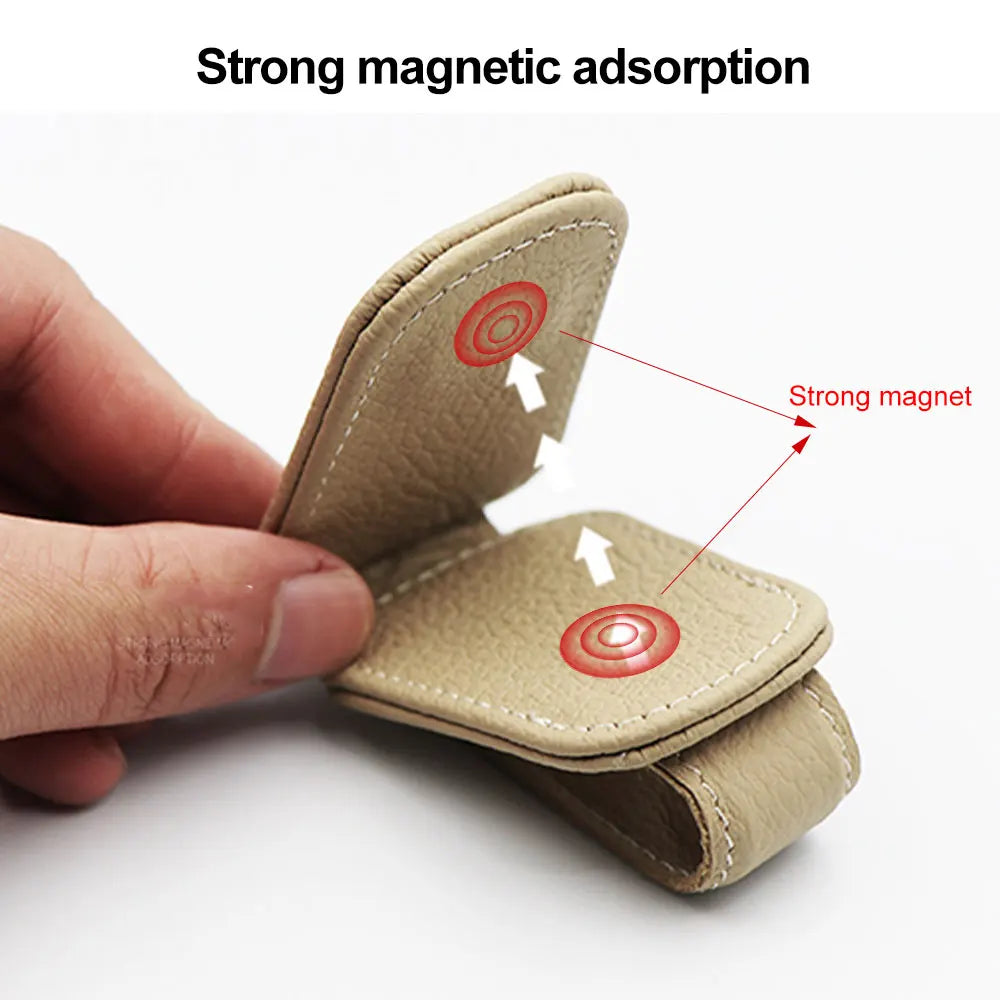 Universal Car Sunglasses Clip Card Ticket Holder Stand Fastener Pen Case Bracket