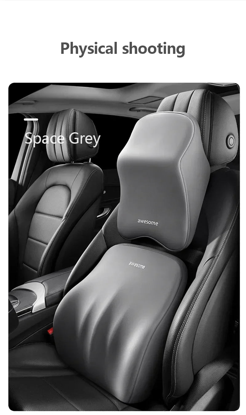 Car headrest neck pillow lumbar support mounted Interior Protector Auto Vehicle