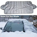Universal Car Windshield Snow Cover - Frost Ice Rain & Sun Protector for Most